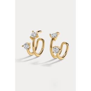 NEW LILI CLASPE women's eraz ear cuff in yellow gold